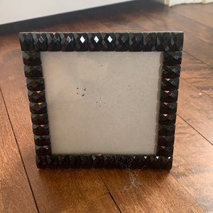 Black jeweled picture frame